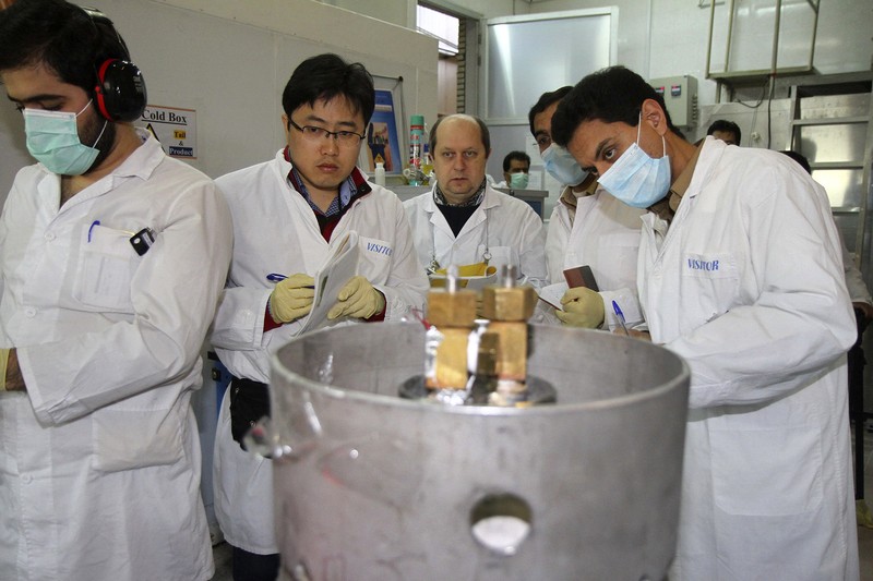 Situs bawah tanah baru nuklir Iran. (AP/Planet Labs PBC) Situs bawah tanah baru nuklir Iran. (AP/Planet Labs PBC)