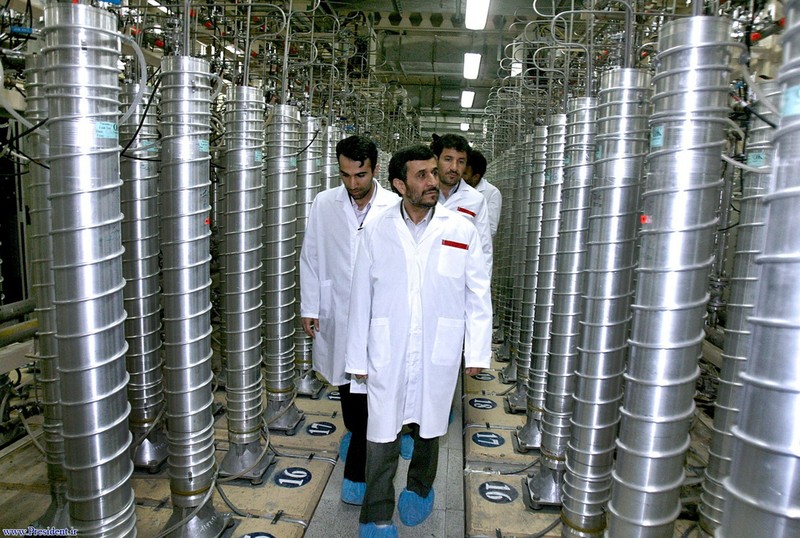 Situs bawah tanah baru nuklir Iran. (AP/Planet Labs PBC)