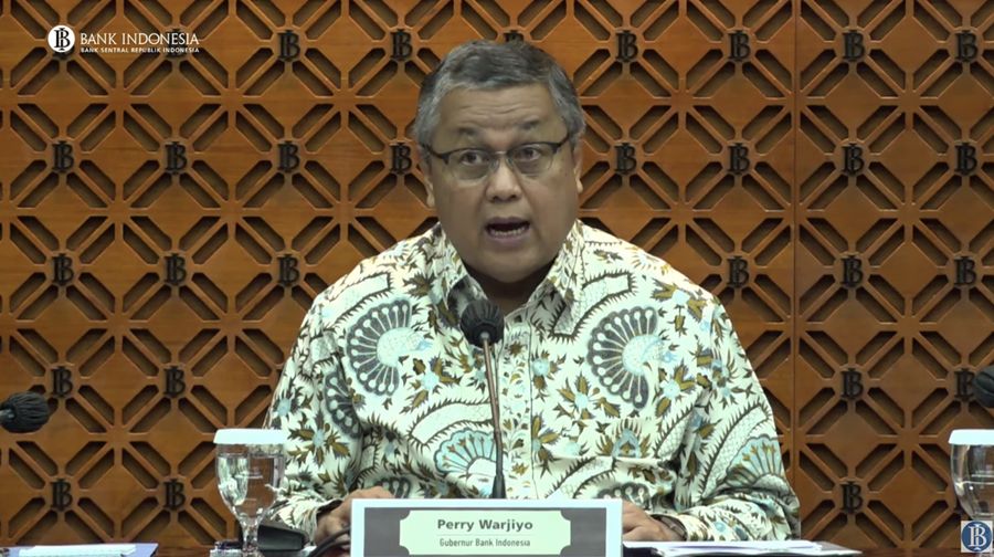 Gubernur BI Perry Warjiyo (Tangkapan Layar Youtube)