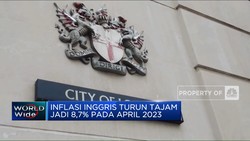 Video: Inflasi Inggris Turun Tajam Jadi 8,7% Pada April 2023