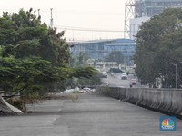 Proyek JLNT di Pluit Era Ahok Mangkrak, Ini Penampakannya