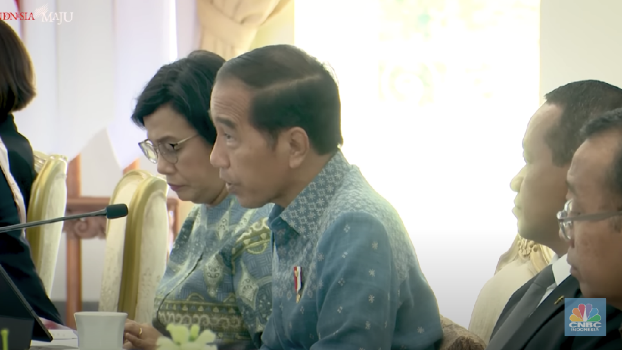 Presiden Jokowi Terima Delegasi US-ASEAN Business Council, Istana Bogor, 25 Mei 2023. (Tangkapan Layar Youtube)