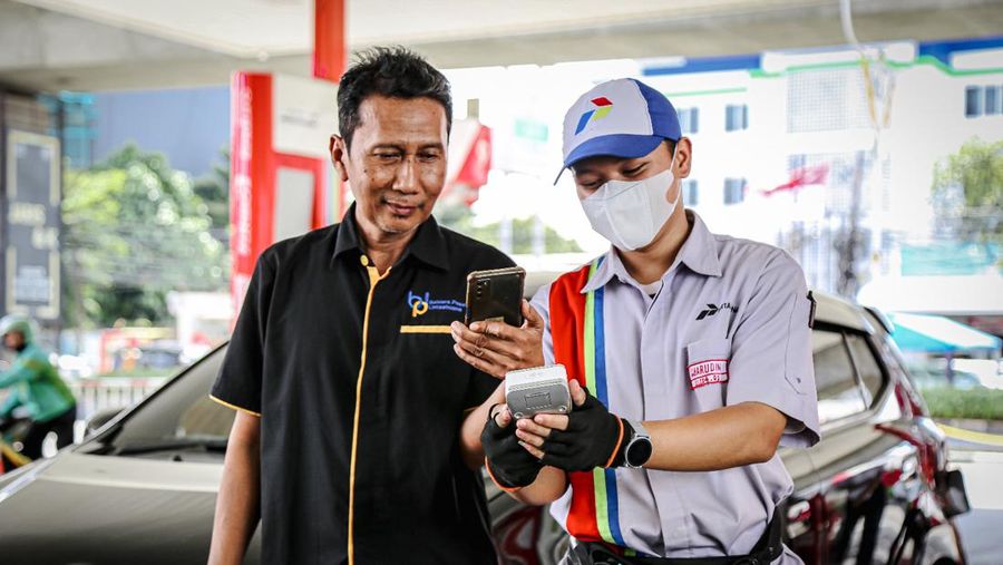 Program Subsidi Tepat MyPertamina, pembelian BBM melalui scan QR Code. (Dok. PT Pertamina Patra Niaga)