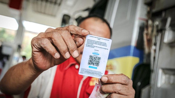 Program Subsidi Tepat MyPertamina, pembelian BBM melalui scan QR Code. (Dok. PT Pertamina Patra Niaga)