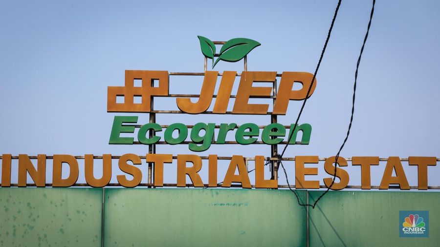 Kawasan Jakarta Industrial Estate Pulogadung (JIEP), Jakarta Timur, Jumat (26/5/2023). (CNBC Indonesia/Faisal Rahman)