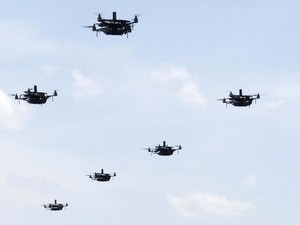 Drone Mata-mata Korsel Tabrak Helikopter, Picu Kebakaran