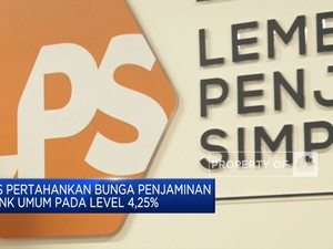  Sah! LPS Rate Tetap Pada Level 4,25%