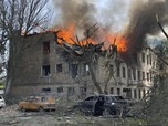 Horor, Klinik Ukraina Porak-poranda Dibombardir Rudal Rusia