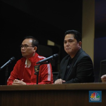 Bareng Cak Lontong, Erick Thohir Umumkan Tiket RI - Argentina