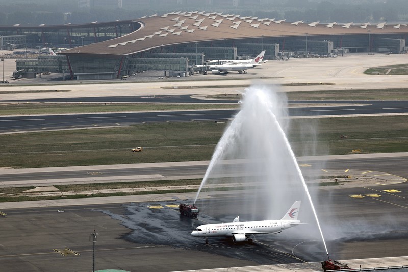 Peswat buatan China C919. Peswat buatan China C919. (AP Photo)