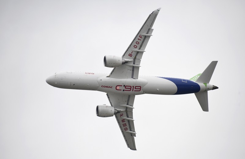 Peswat buatan China C919. Peswat buatan China C919. (AP Photo)