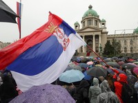 Ribuan Orang Geruduk KPU Serbia, Protes Pemilu tidak Sah!