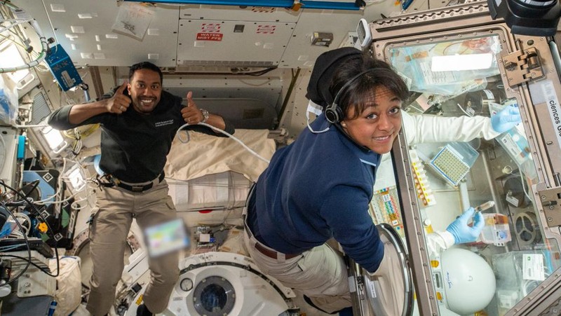 Astronot Rayyanah Barnawi. (Twitter/@Astro_Rayyanah)