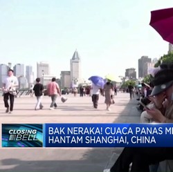 Cuaca Panas Mendidih Hantam Shanghai