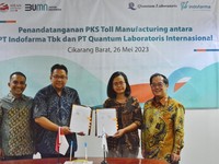 Indofarma-Quantum Laboratoris Sinergi Produksi & Pemasaran