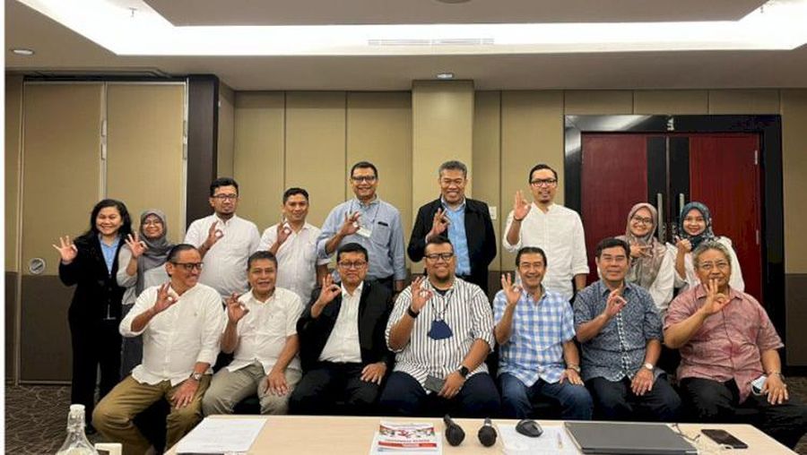 Koordinasi dan sinkronisasi program riset dan pengembangan industri kelapa sawit, yang diinisiasi oleh GAPKI untuk diskusi, koordinasi dan sinkronisasi program riset dan pengembangan dengan BPDPKS dan Komite Litbang BPDPKS. (Dok. bpdp)