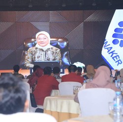 Menaker Ida Minta Dukungan Ini kepada Pengantar Kerja