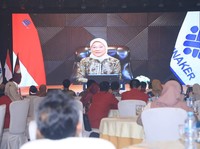 Menaker Ida Minta Dukungan Ini kepada Pengantar Kerja