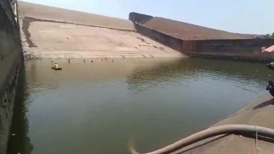 Waduk Kherkatta, Chhattisgarh, India (sumber: BBC)