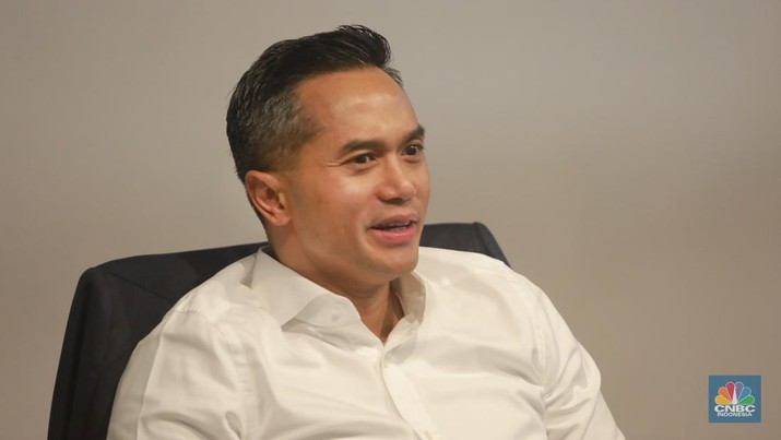 CEO Bakrie Group Anindya Bakrie (CNBC Indonesia/Muhammad Sabki)