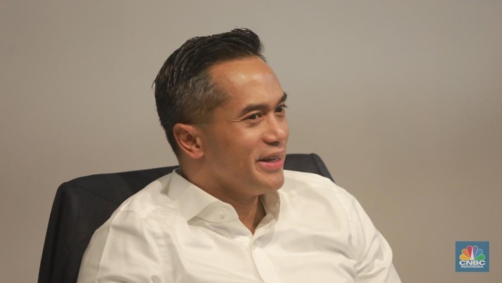 CEO Bakrie Group Anindya Bakrie (CNBC Indonesia/Muhammad Sabki)