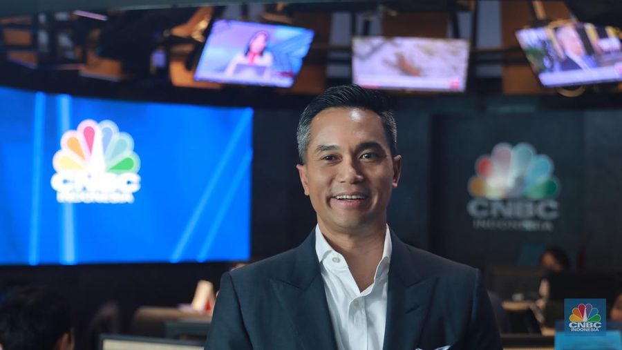 CEO Bakrie Group Anindya Bakrie (CNBC Indonesia/Muhammad Sabki)