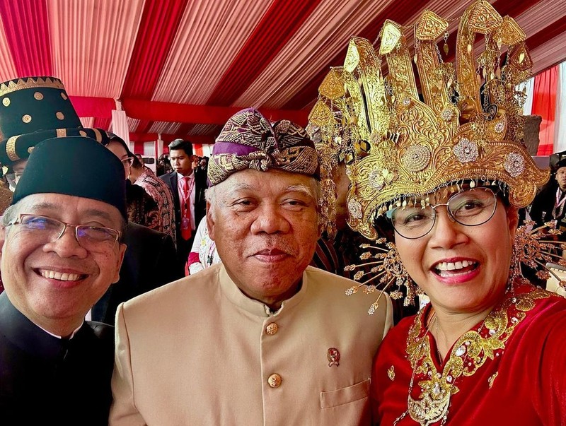 Menteri Keuangan, Seri Mulyani saat menghadiri Upaca Hari Kelahiran Pancasila. Menteri Keuangan, Seri Mulyani saat menghadiri Upaca Hari Kelahiran Pancasila. (Instagram/smindrawati)