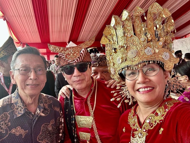 Menteri Keuangan, Seri Mulyani saat menghadiri Upaca Hari Kelahiran Pancasila. Menteri Keuangan, Seri Mulyani saat menghadiri Upaca Hari Kelahiran Pancasila. (Instagram/smindrawati)