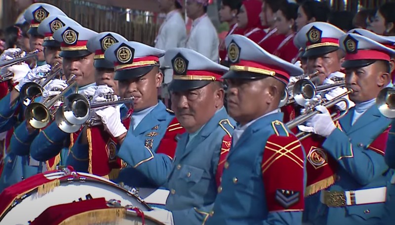 Presiden Joko Widodo saat memimpin Upacara Hari Kelahiran Pancasila di Jakartra. Presiden Joko Widodo saat memimpin Upacara Hari Kelahiran Pancasila di Jakartra. (YouTube/Sekretariat Presiden)