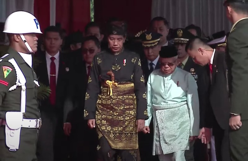 Presiden Joko Widodo saat memimpin Upacara Hari Kelahiran Pancasila di Jakartra. (YouTube/Sekretariat Presiden)