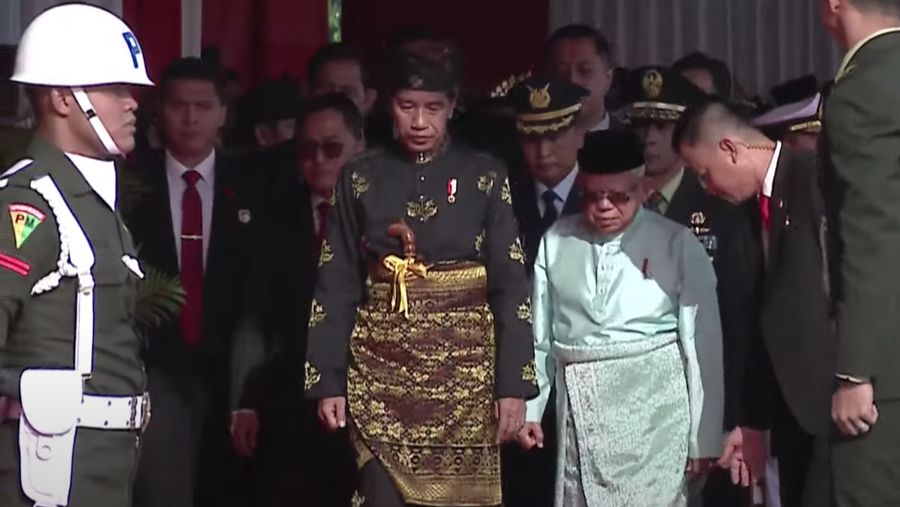 Presiden Joko Widodo saat memimpin Upacara Hari Kelahiran Pancasila di Jakartra. (YouTube/Sekretariat Presiden)