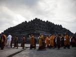 Biksu Thailand Tiba di Borobudur, Tempuh 2.600 Km Jalan Kaki