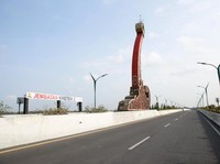 Penampakan Jembatan 'Raksasa' Selatan Jawa Diresmikan Jokowi