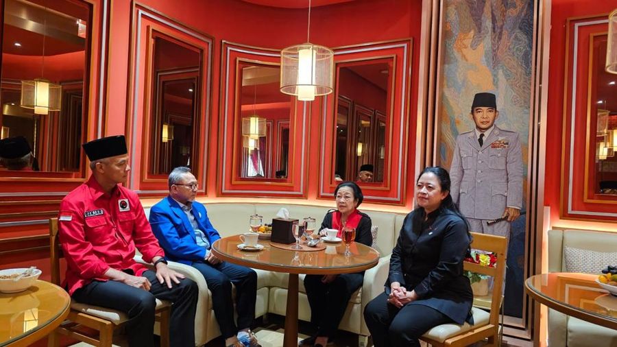 Silaturahmi PAN-PDIP, Zulkifli Hasan dan Megawati. (Ist)