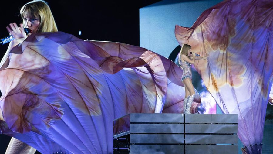 Taylor Swift performs during 