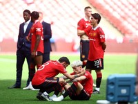 Wajah Sedih Pemain MU usai Dilibas Man City di Final Piala FA