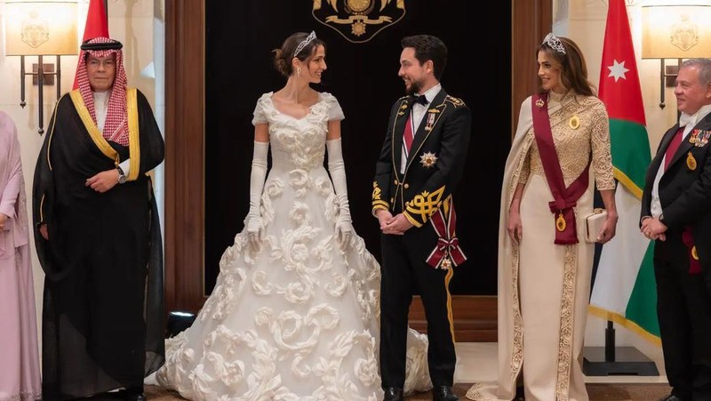 Sosok Rajwa Al Saif yang dipersunting pangeran Hussein dari Yordania. (Dok. Royal Hashemite Court)