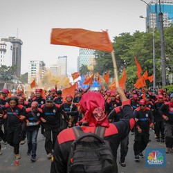 Massa Buruh Ini Blak-blakan 100% Bela Anies, Batal ke Ganjar