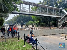 Pengumuman! Buruh Orasi di Patung Kuda, Jalanan Ini Ditutup