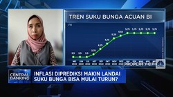 Inflasi RI Terus Melandai, Suku Bunga BI Kapan Bisa Turun?