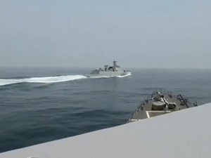 Pertama Kali, Kapal Perang Jepang Patroli di Selat Taiwan