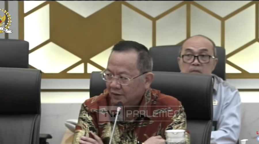 Komisi IV DPR RI RDP Dengan Kepala Badan Pangan Nasional. (Tangkapan Layar Youtube DPR)
