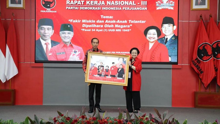 Presiden Jokowi dan Megawati Soekarnoputri. (Dok. PDIP)