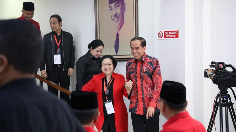 Presiden Jokowi dan Megawati Soekarnoputri. (Dok. PDIP)