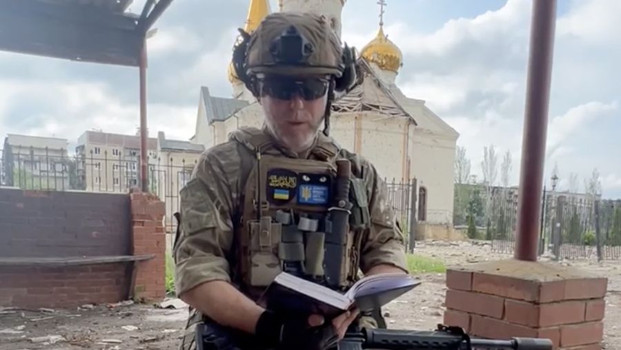 Tentara muslim Ukraina yang ikut dalam peperangan melawan Rusia. (Dok. Kedutaan Ukraina)