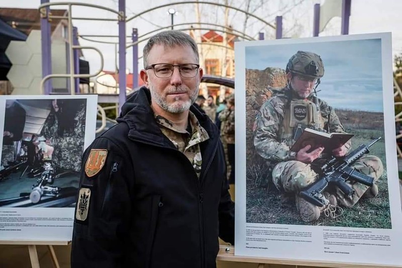 Tentara muslim Ukraina yang ikut dalam peperangan melawan Rusia. Tentara muslim Ukraina yang ikut dalam peperangan melawan Rusia. (Dok. Kedutaan Ukraina)