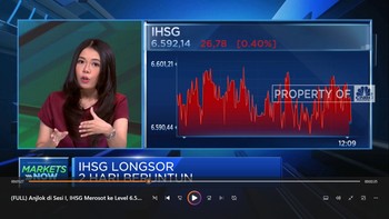Video: Anjlok di Sesi I, IHSG Merosot ke Level 6.500-an