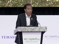 Momen Jokowi Angkat Tangan & Bikin Bos-bos Singapura Ngakak