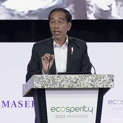 Depan Pengusaha Singapura, Jokowi Pamer Harta Karun Baru RI