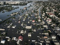 Tragis! Perang Belum Usai, Warga Ukraina-Rusia Dihajar Banjir